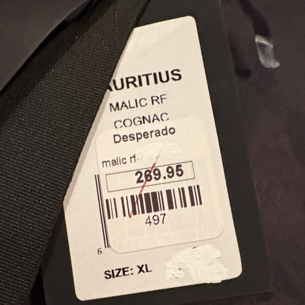 Mauritius men’s Malic cognac leather jacket. Sz XL but runs small. - Picture 8 of 12